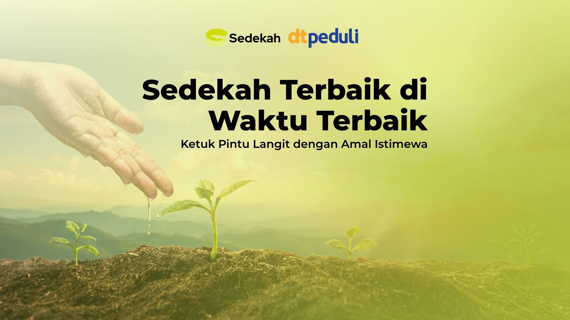 Jemput Keberkahan Dengan Sedekah